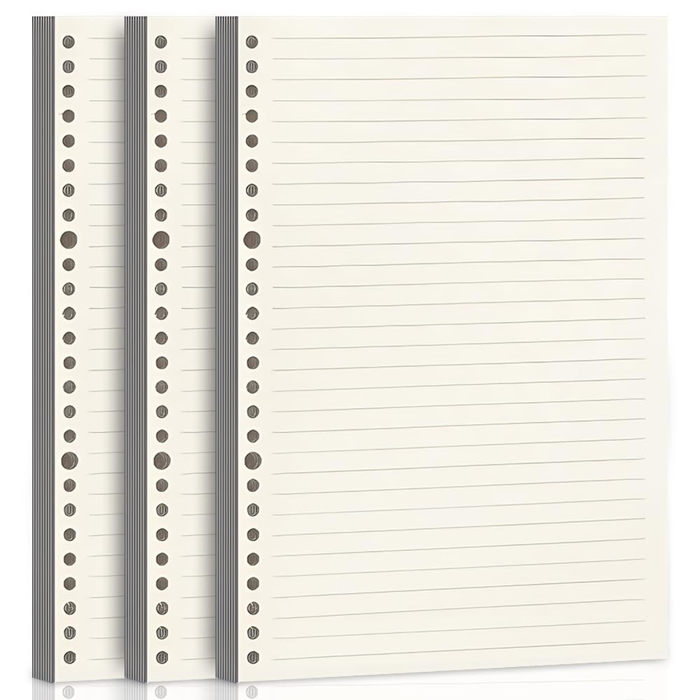 Amazon.co.jp: POPSFL ルーズリーフ B5 横罫 180枚 【3冊セット】26穴